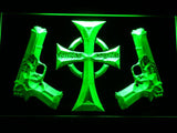 The Boondock Saints Veritas Aequitas LED Neon Sign Electrical - Green - TheLedHeroes