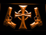 The Boondock Saints Veritas Aequitas LED Neon Sign Electrical - Orange - TheLedHeroes