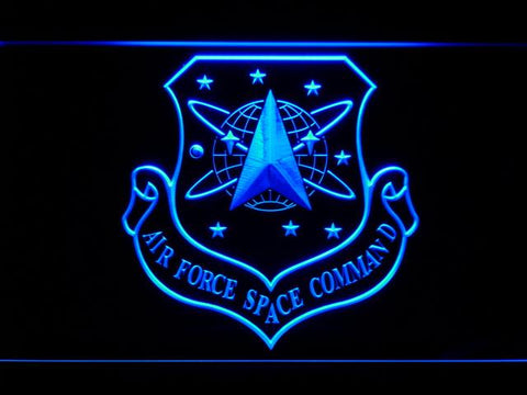 Air Force Space Command LED Neon Sign Electrical - Blue - TheLedHeroes