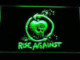 Rise Against LED Neon Sign USB - Green - TheLedHeroes