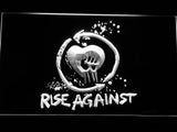 Rise Against LED Neon Sign USB - White - TheLedHeroes