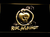 Rise Against LED Neon Sign USB - Yellow - TheLedHeroes