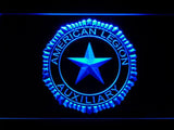 American Legion Auxiliary LED Neon Sign Electrical - Blue - TheLedHeroes