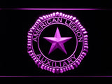 American Legion Auxiliary LED Neon Sign Electrical - Purple - TheLedHeroes