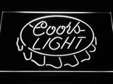 FREE Coors Light Cap LED Sign - White - TheLedHeroes