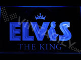 Elvis The King LED Neon Sign USB - Blue - TheLedHeroes