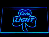 FREE Coors Light Shamrock LED Sign - Blue - TheLedHeroes