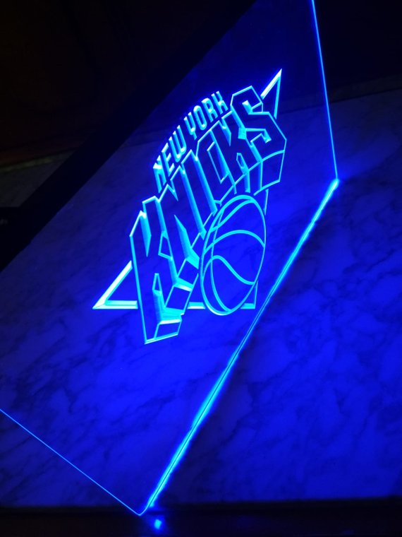 FREE New York Knicks LED Sign - Blue - TheLedHeroes