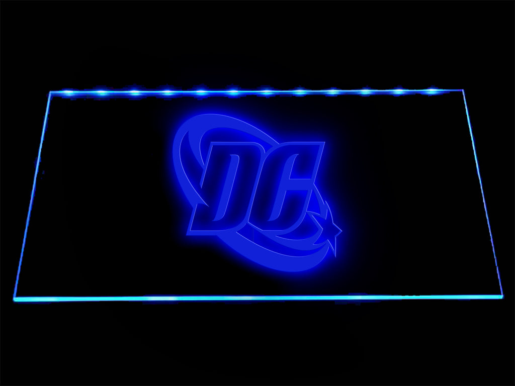 FREE DC Comics LED Sign - Blue - TheLedHeroes