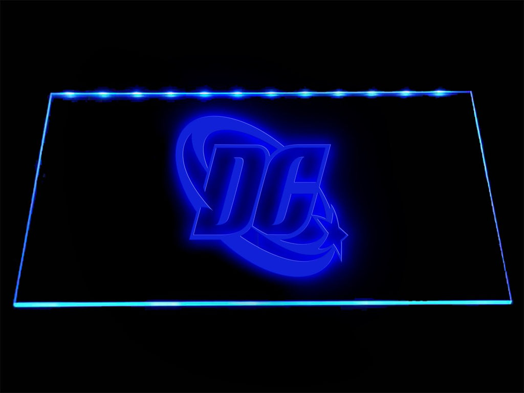 DC Comics LED Neon Sign USB - Blue - TheLedHeroes