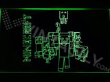 Minecraft 2 LED Neon Sign USB - Green - TheLedHeroes