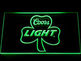 FREE Coors Light Shamrock LED Sign - Green - TheLedHeroes