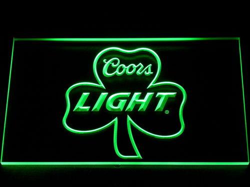 Coors Light Shamrock LED Neon Sign Electrical - Green - TheLedHeroes