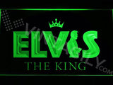 Elvis The King LED Neon Sign USB - Green - TheLedHeroes