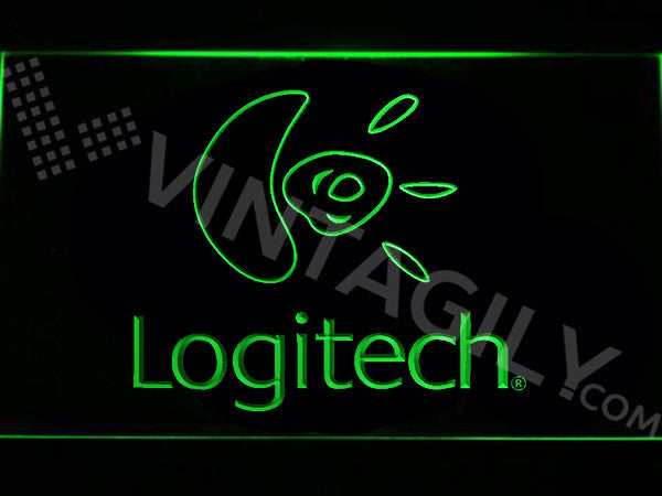 FREE Logitech LED Sign - Green - TheLedHeroes