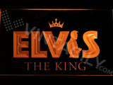 Elvis The King LED Neon Sign Electrical - Orange - TheLedHeroes
