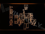 Minecraft 2 LED Neon Sign USB - Orange - TheLedHeroes