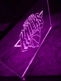 New York Knicks LED Neon Sign USB - Purple - TheLedHeroes