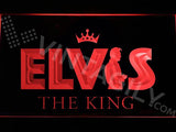 Elvis The King LED Neon Sign USB - Red - TheLedHeroes