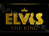 Elvis The King LED Neon Sign Electrical - Yellow - TheLedHeroes