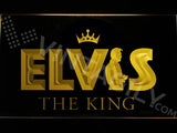 Elvis The King LED Sign - Yellow - TheLedHeroes