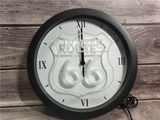 Route 66 LED Wall Clock -  - TheLedHeroes