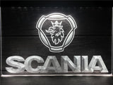 Scania LED Neon Sign USB - White - TheLedHeroes