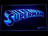 Superman (2) LED Neon Sign USB - Blue - TheLedHeroes