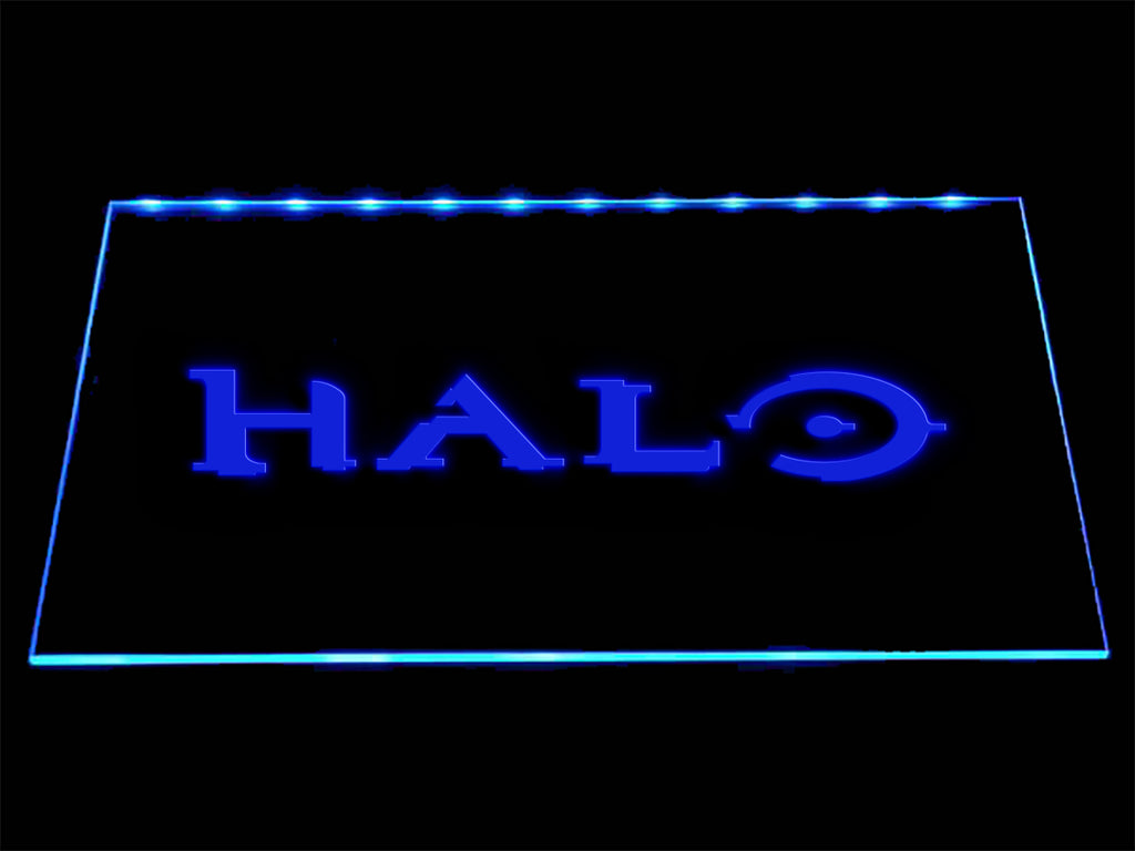 Halo LED Sign - Blue - TheLedHeroes