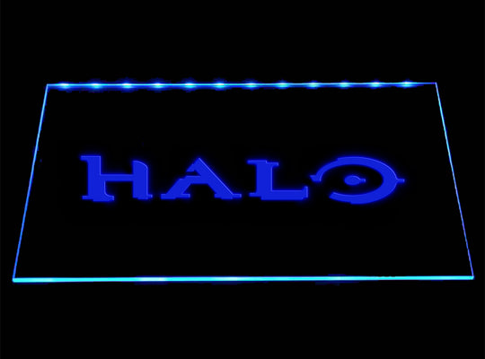 Halo LED Sign - Blue - TheLedHeroes