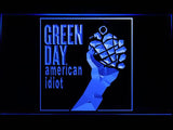 Green Day American Idiot LED Neon Sign Electrical - Blue - TheLedHeroes
