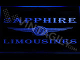 FREE Sapphire Limousines LED Sign - Blue - TheLedHeroes