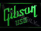Gibson USA LED Neon Sign USB - Green - TheLedHeroes