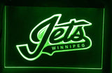 Winnipeg Jets (4) LED Neon Sign Electrical - Green - TheLedHeroes