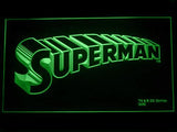 Superman (2) LED Neon Sign USB - Green - TheLedHeroes