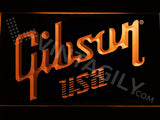 FREE Gibson USA LED Sign - Orange - TheLedHeroes