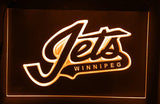 Winnipeg Jets (4) LED Neon Sign USB - Orange - TheLedHeroes