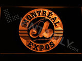 Montreal Expos LED Neon Sign Electrical - Orange - TheLedHeroes