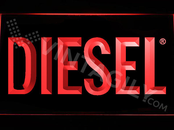 FREE Diesel LED Sign - Red - TheLedHeroes