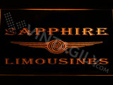 FREE Sapphire Limousines LED Sign - Orange - TheLedHeroes