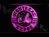 FREE Montreal Expos LED Sign - Purple - TheLedHeroes