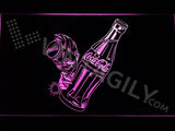 Coca Cola Bottle LED Neon Sign Electrical - Purple - TheLedHeroes