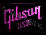 Gibson USA LED Neon Sign USB - Purple - TheLedHeroes
