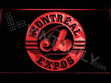 Montreal Expos LED Neon Sign Electrical - Red - TheLedHeroes