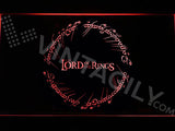 The Lord Of The Rings LED Sign - Red - TheLedHeroes