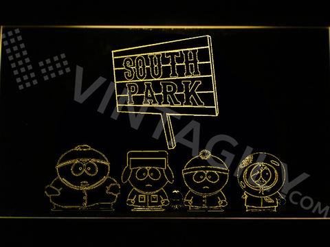 FREE South Park LED Sign - Yellow - TheLedHeroes