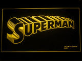 Superman (2) LED Neon Sign USB - Yellow - TheLedHeroes