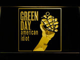 Green Day American Idiot LED Neon Sign Electrical - Yellow - TheLedHeroes