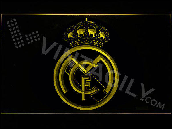 FREE Real Madrid LED Sign - Yellow - TheLedHeroes