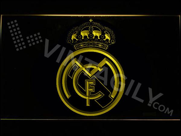 Real Madrid LED Neon Sign Electrical - Yellow - TheLedHeroes